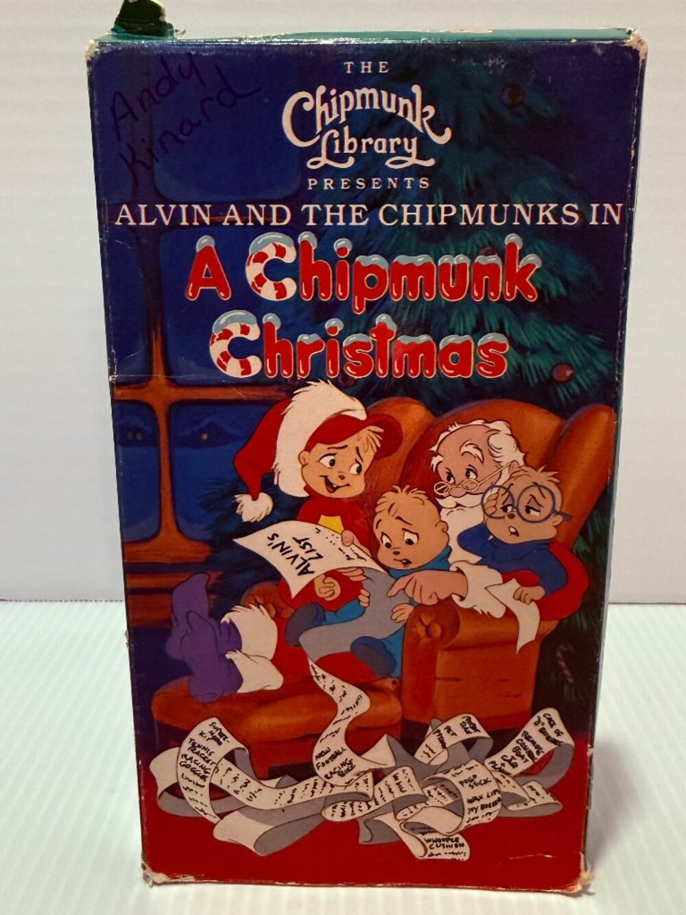 A Chipmunk Christmas VHS 1981 Animated Holiday Musical The Chipmunk Library